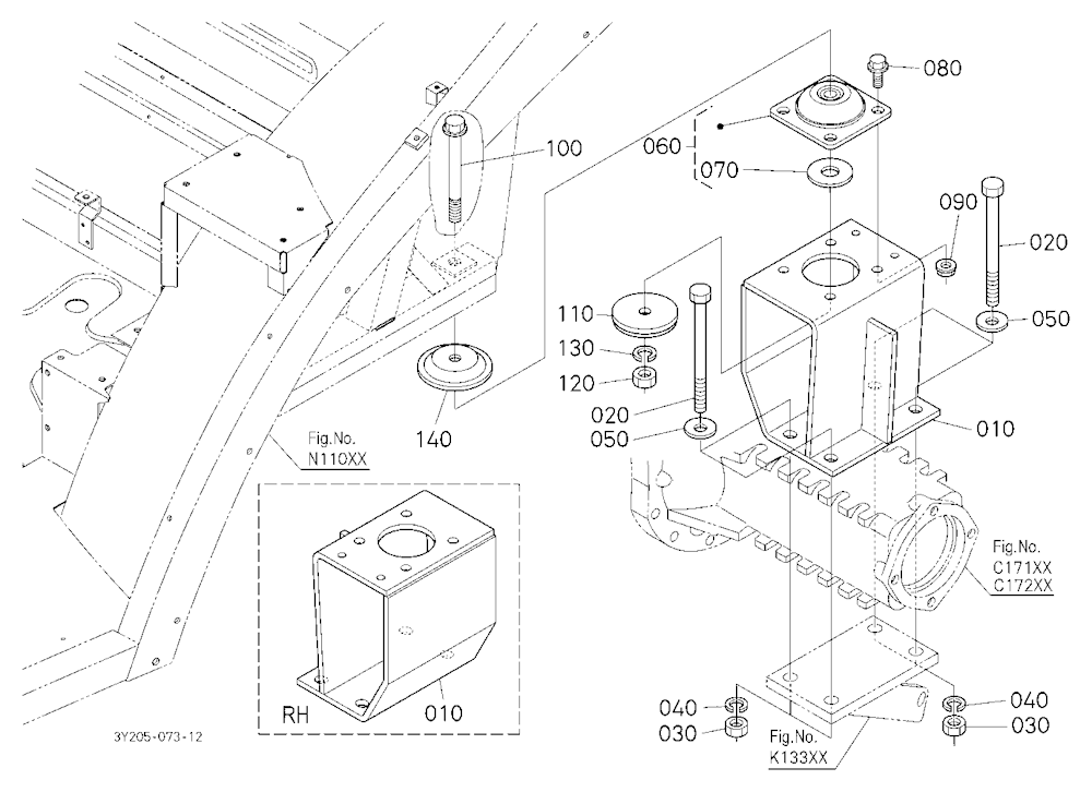 Cab Bracket Rear