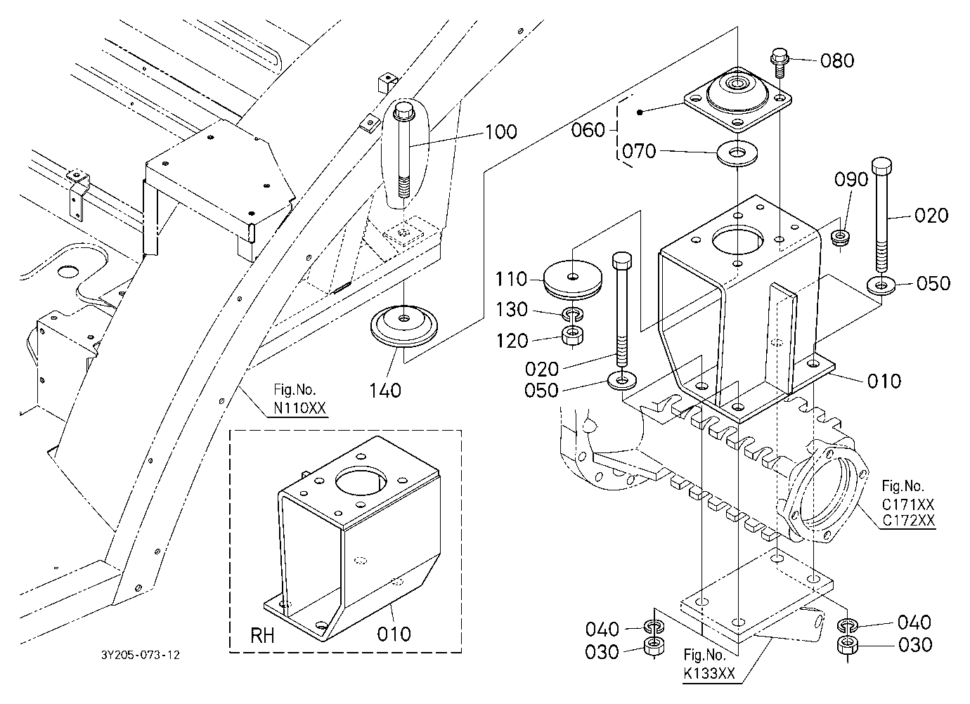 Cab Bracket Rear