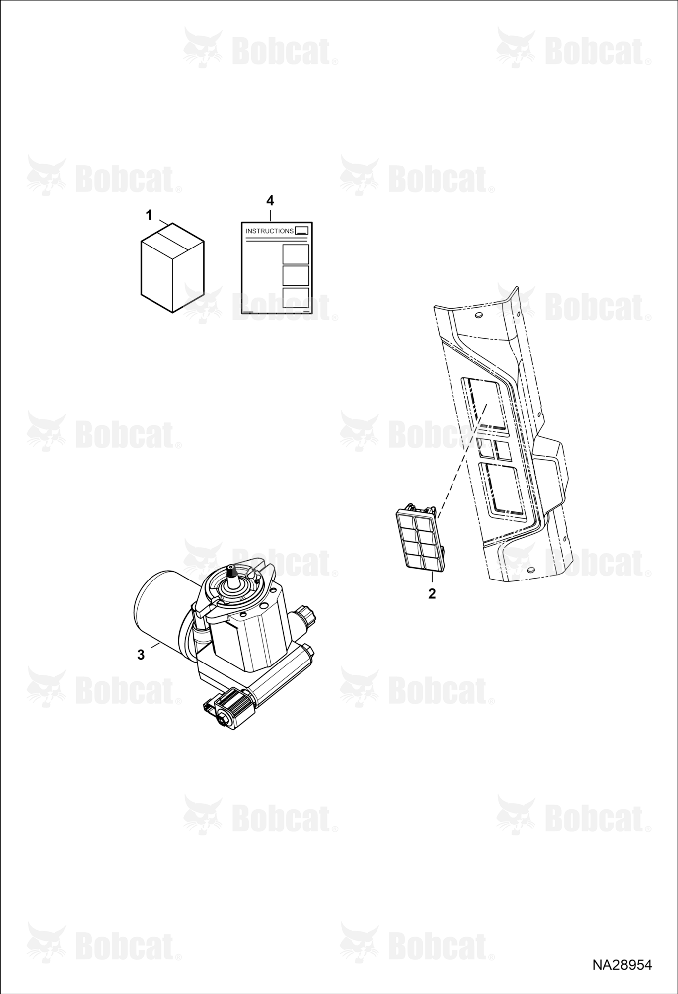 Reversing Fan Kit  B4SA29501 & Above