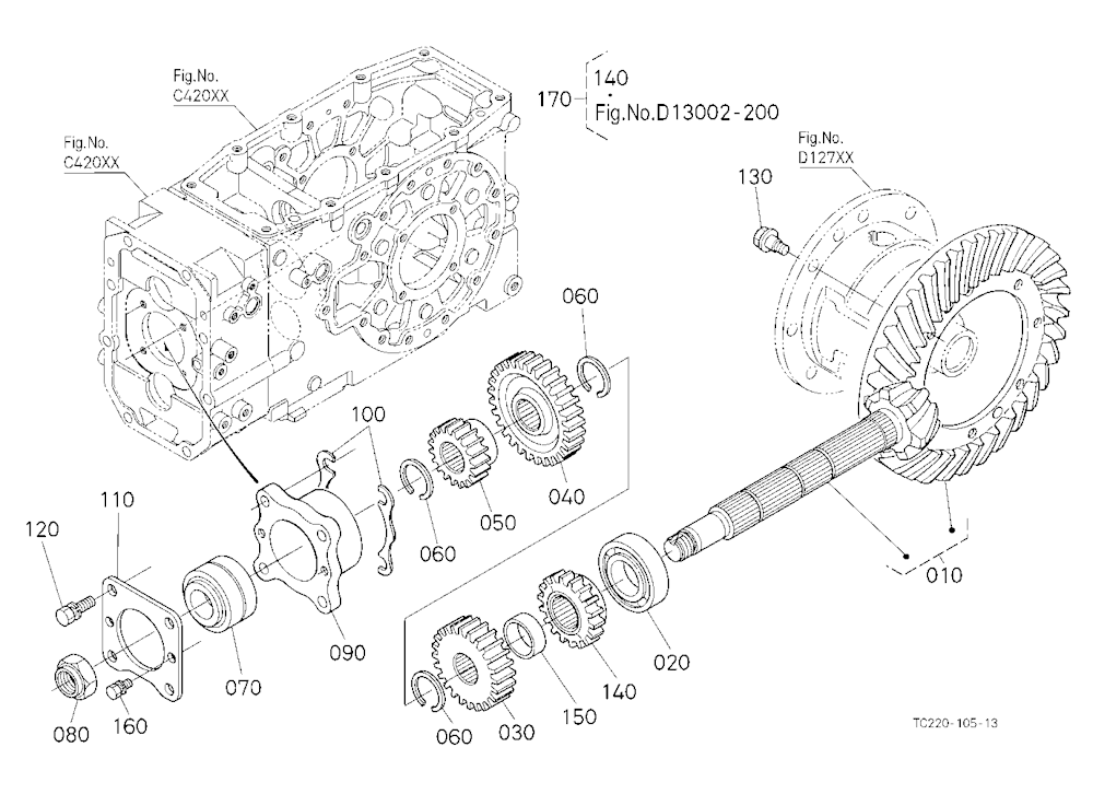 Spiral Bevel Pinion [Except Hst Type]
