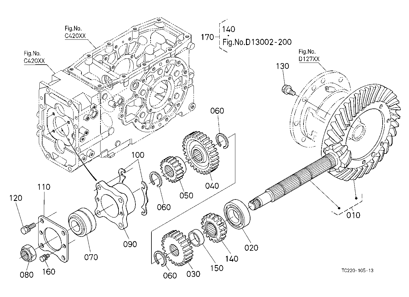 Spiral Bevel Pinion [Except Hst Type]
