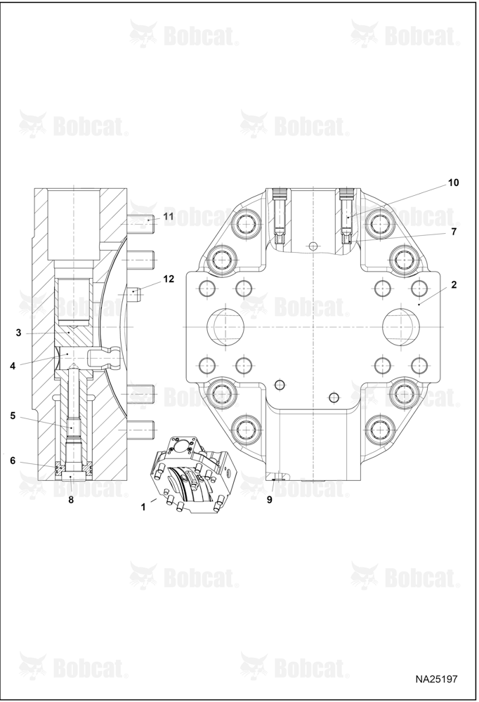 Hydrostatic Motor (Cover Plate)