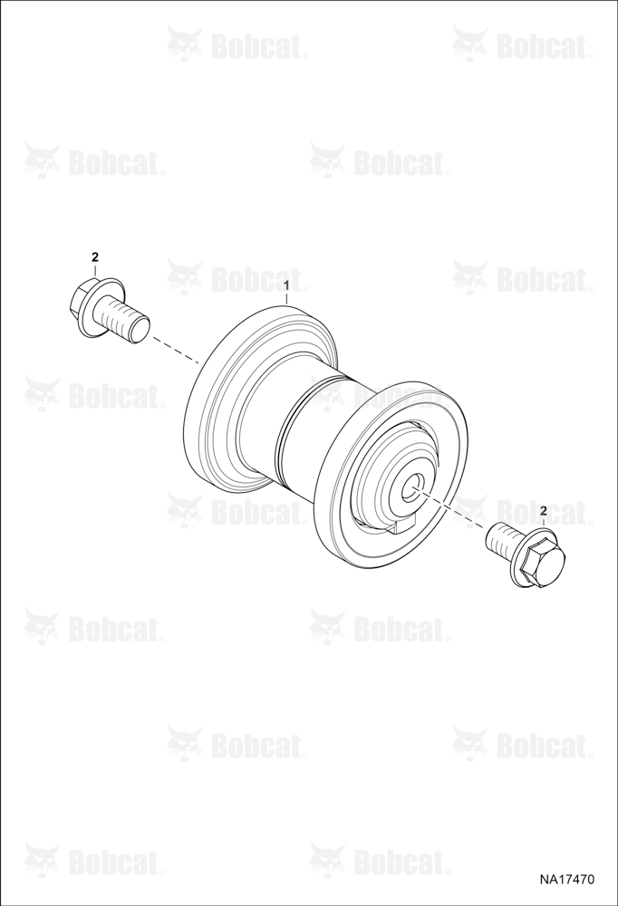 Track Roller (Bottom) (Rubber, Steel & Segmented Track)