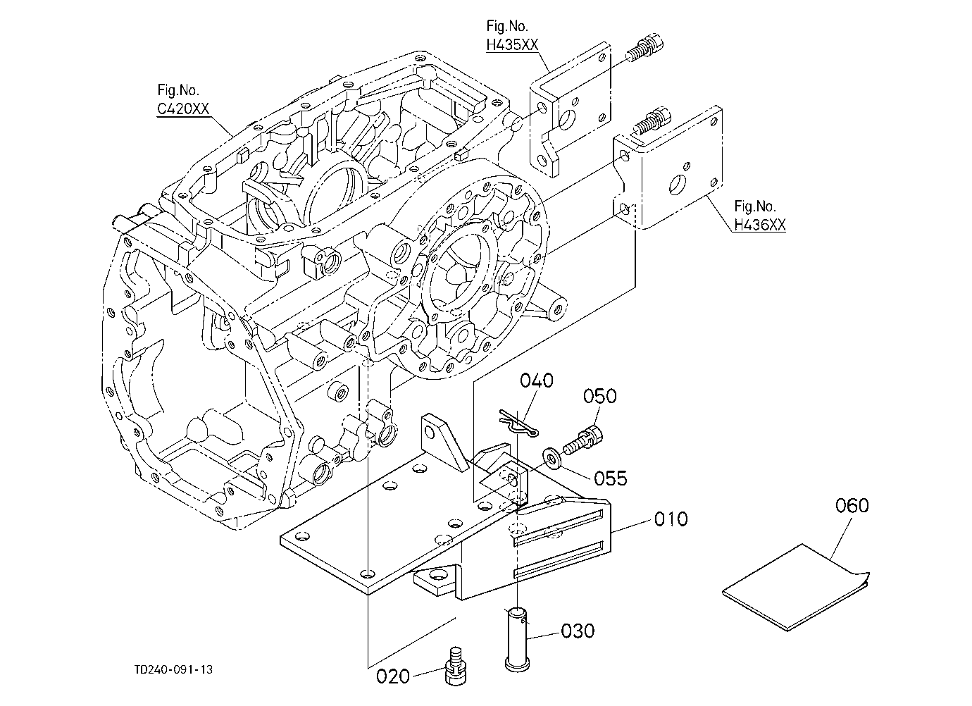 Swinging Drawbar Kit (W/G No.L8325) [Option]