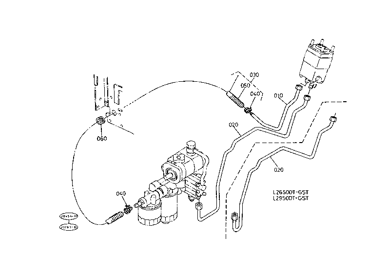 Hydraulic Oil Line (Ps)