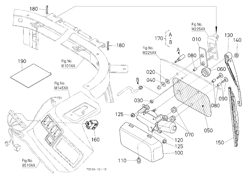 Rear Wiper Kit (W/G No.L8334) [A] [Option]