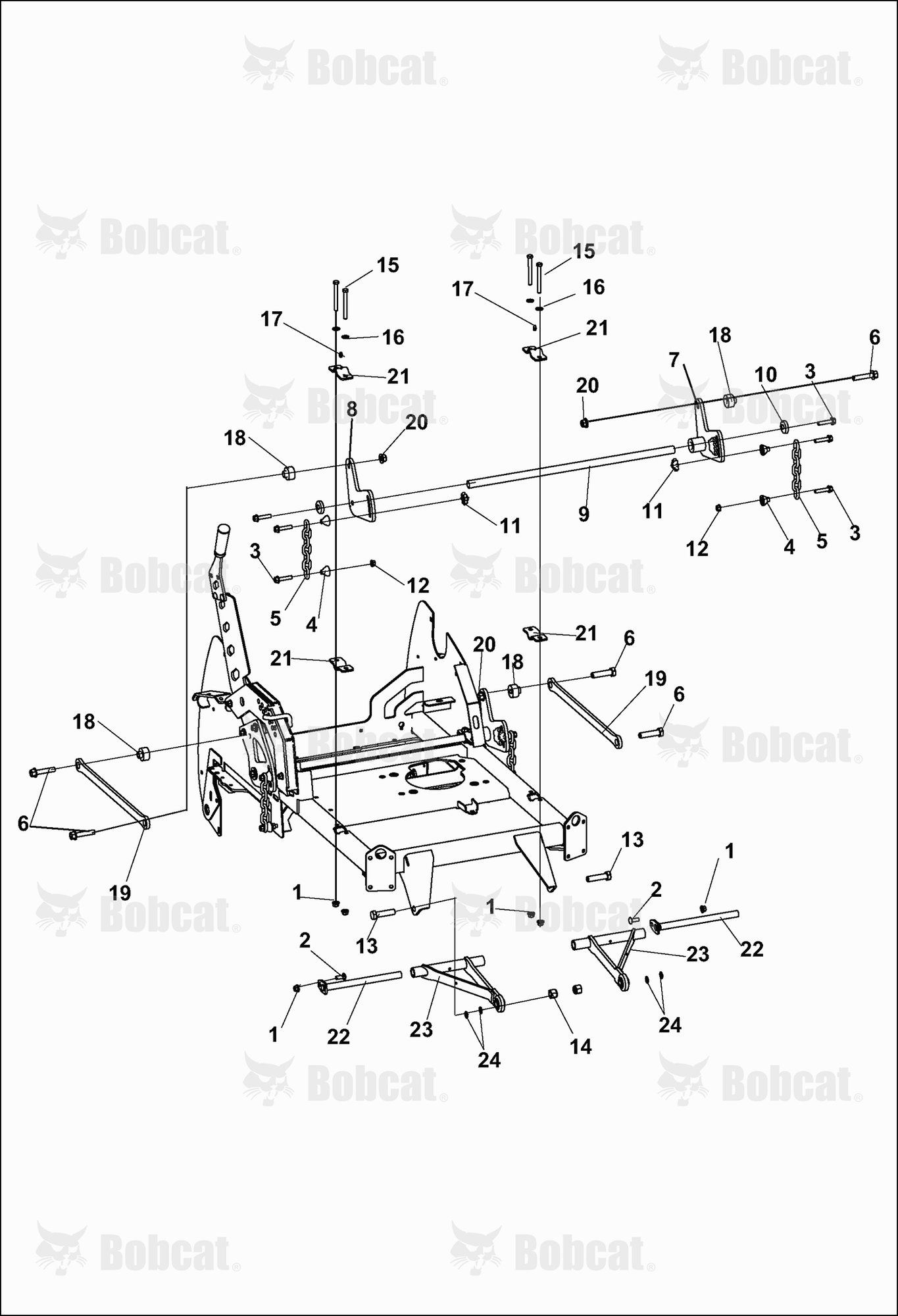 Front Deck Lift Assembly