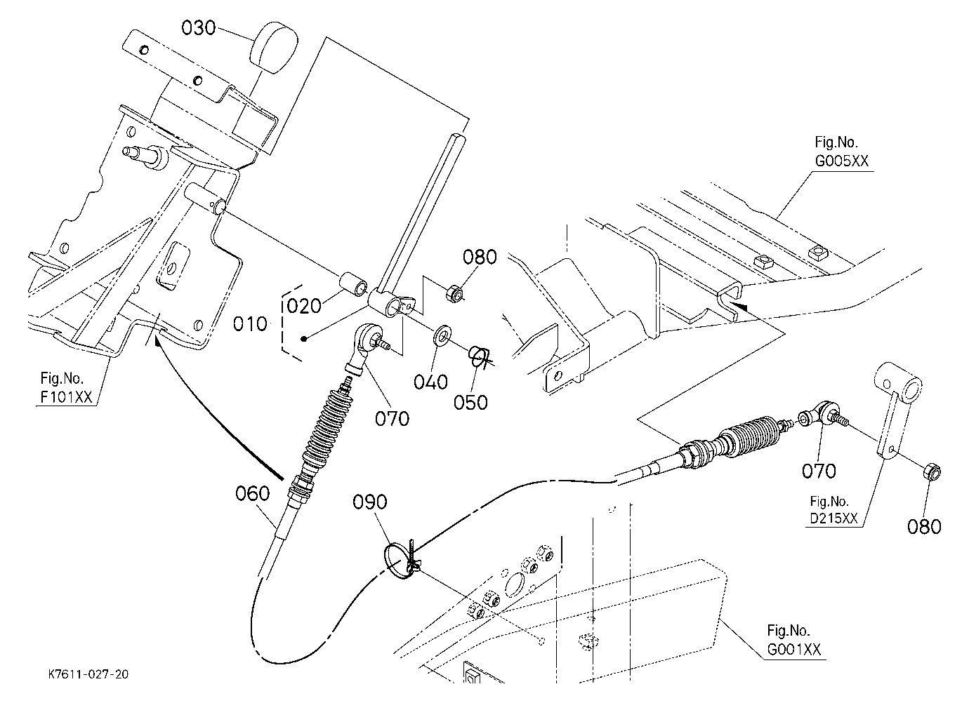 Front Wheel Drive Lever