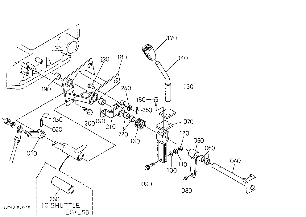 Range Gear Shift Lever