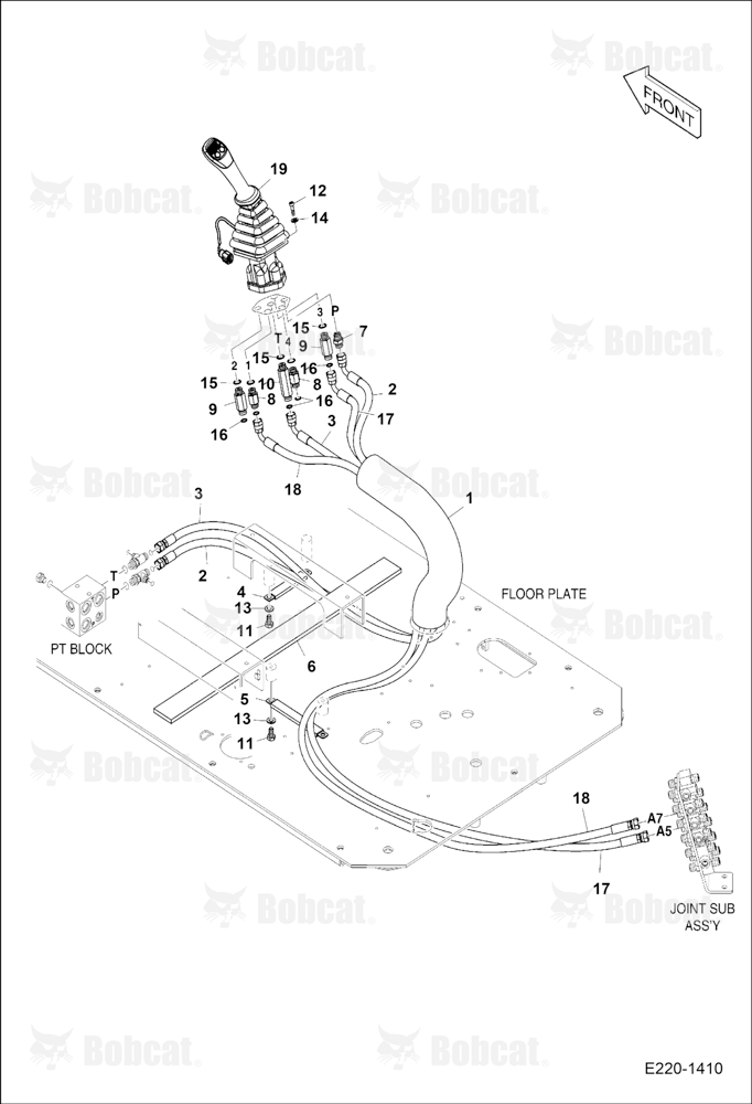 Pilot Piping (Eight)(Joystick RH)