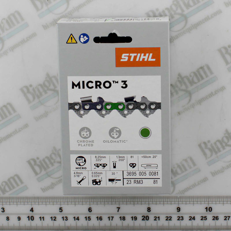 STIHL 3695 005 0081 23 Rm3 Rapid Micro Chain, 4.374 Ft. | OEM