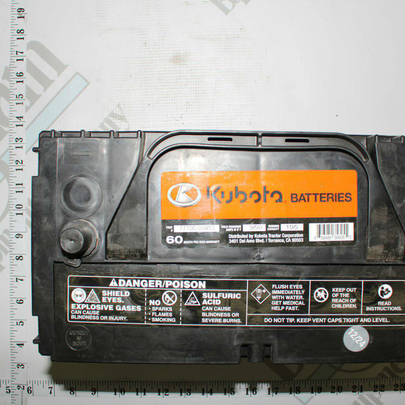Kubota 77700-00453 Battery,Group 31P Wet *** | OEM Kubota Parts