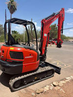 Kubota KX033-4 Compact Excavator W/Canopy | OEM Kubota Parts
