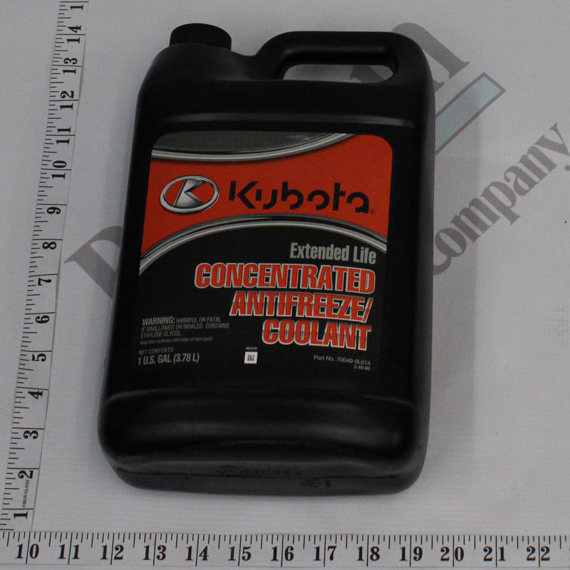 Kubota 70040-0L014 Ext Life 100% Antifreeze/Coolant (1 Gal) | OEM