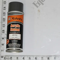Kubota 70000-00210 Dark Gray Hi-Gloss Spray Paint (12-oz