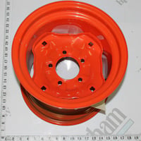 Kubota K2561-17180 Steel Orange Rear Wheel | Bingham Equipment Company
