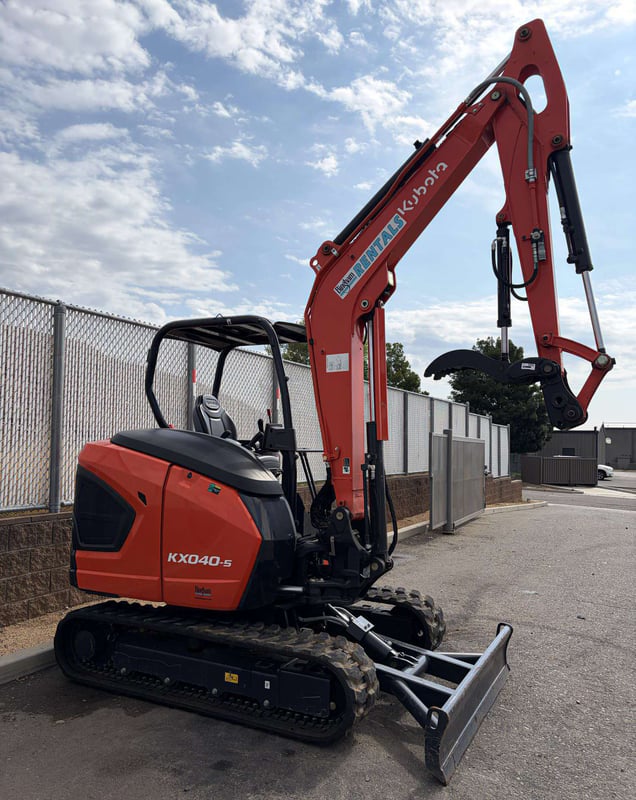 Kubota KX040-5 Compact Excavator W/Canopy | OEM Kubota Parts