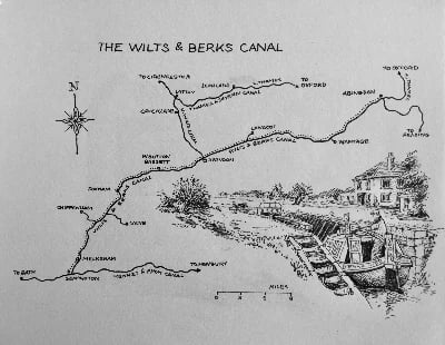 Wilts and Berks Canal Map