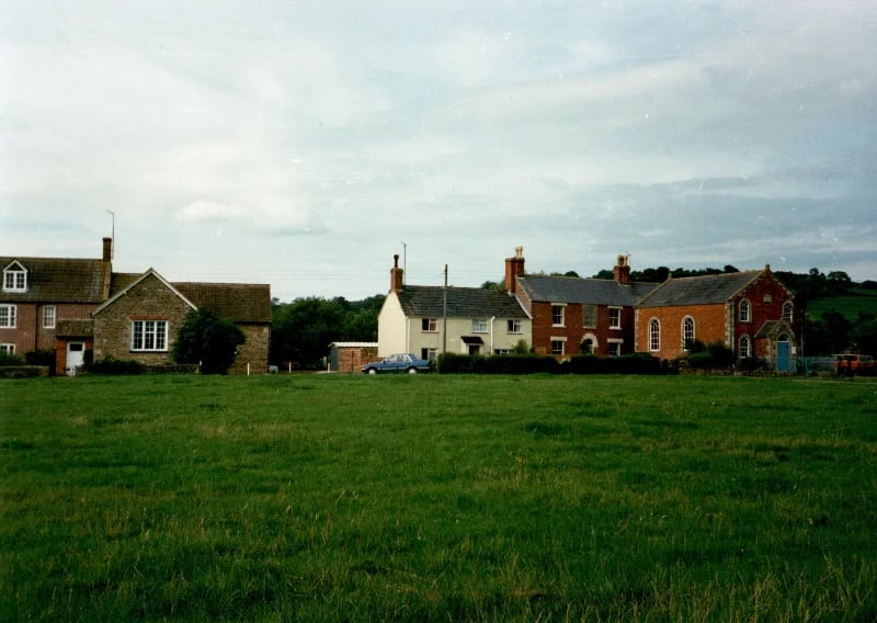 Foxham Reading Room, Sunnyside Cottage, Wesley House and the Wesleyan Chapel