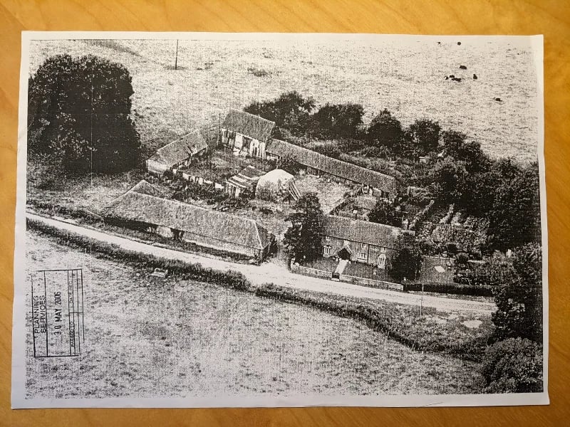 Gate Farm Aerial View