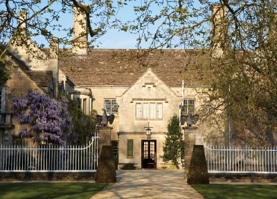 The current front of Cadenham Manor built in 1690