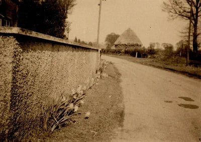 Hayrick outside Gate Farm