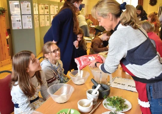Fi Jarman making 'Medicinal Potions' with Hester and Aurora