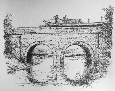 Impression of how the Stanley Aquaduct might have looked in its early days
