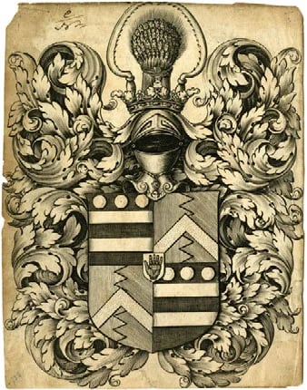 The Hungerford Crest - Sir George&rsquo;s bookplate