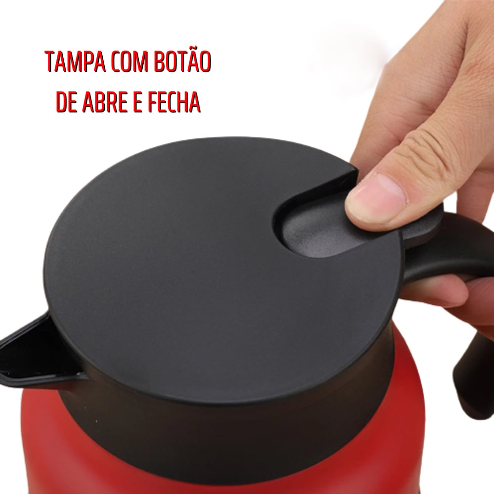 Jarra Térmica de Café ou Chá Inox