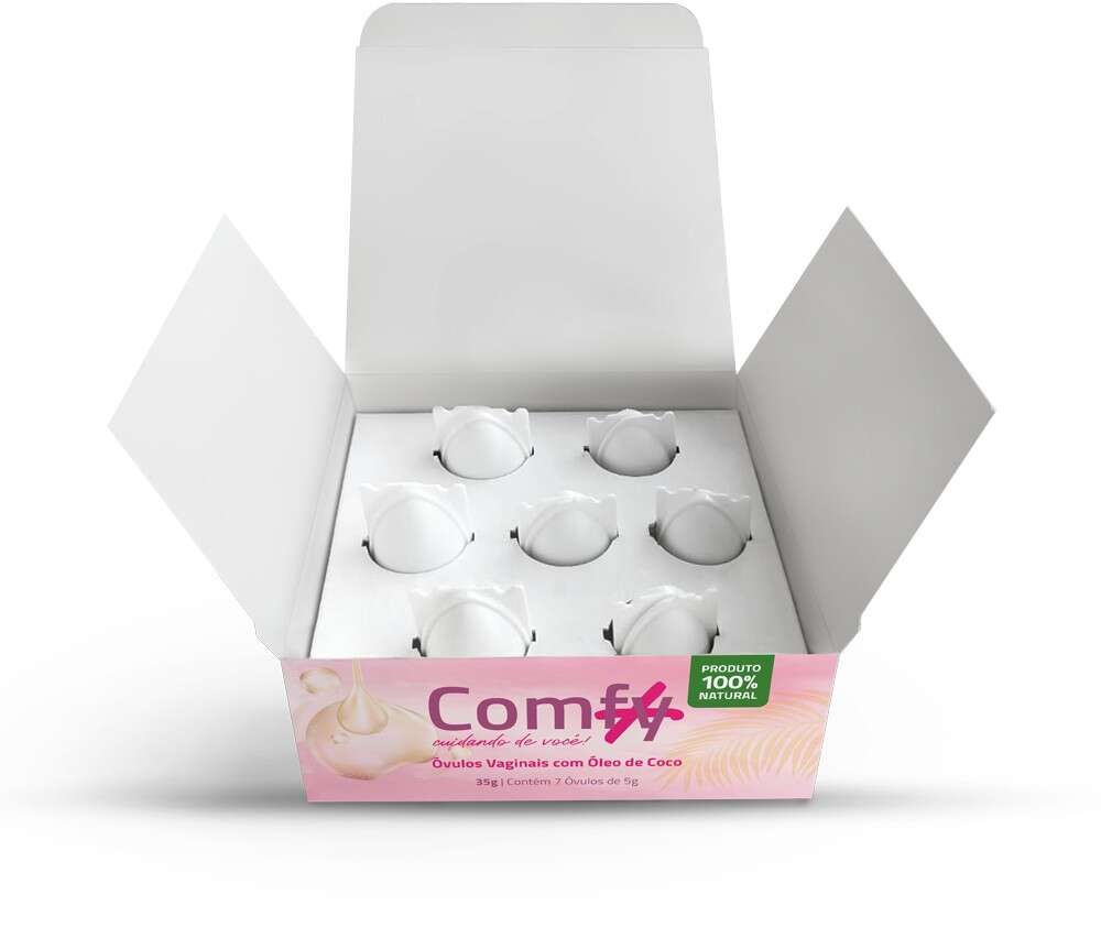 Comfy+ Óvulos Vaginais de Óleo de Coco 35g