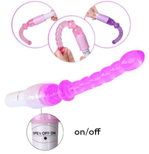 Vibrador Anal com Esferas