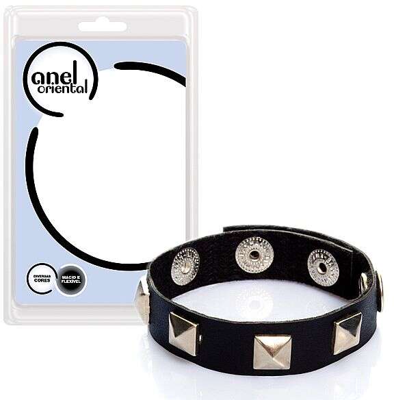 Anel Peniano Ornamental em Courvin e Metal Anel Peniano Ornamental em Courvin e Metal