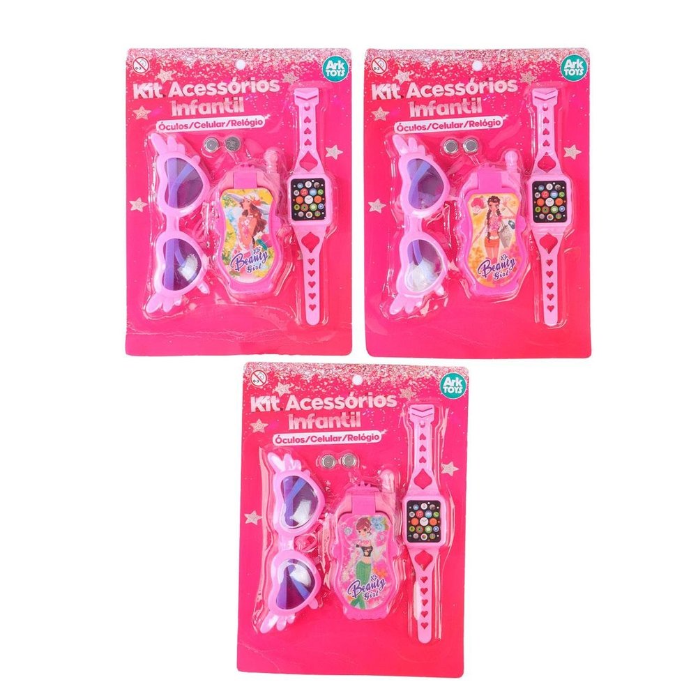 Celular Infantil com Relógio e óculos