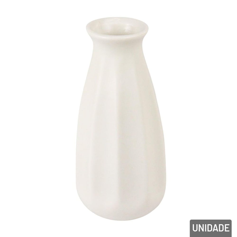 Vaso Decorativo de Cerâmica 12cm Texturizado Color