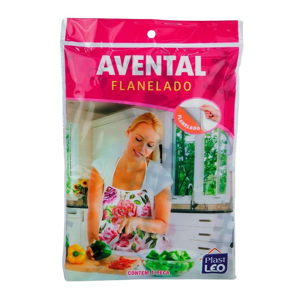 Avental de Cozinha Polietileno 62cm Flanelado