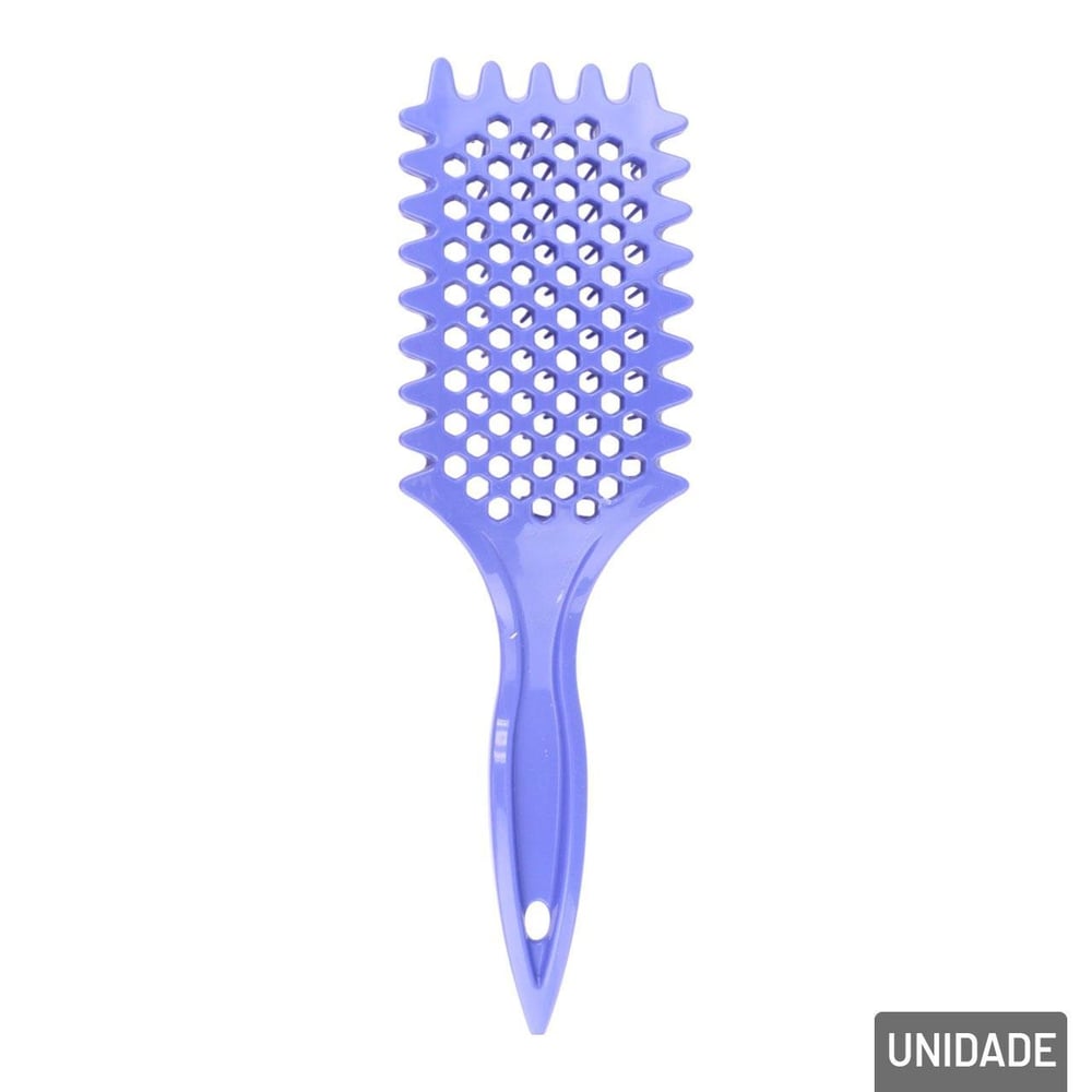 Escova de Cabelo Plástico Desembaraçadora Color