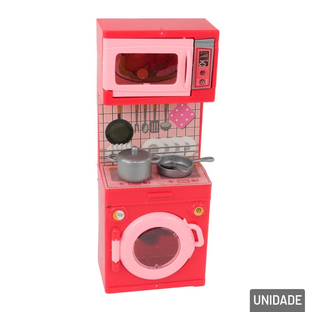 Móveis de Plástico Para Casinha de Boneca Cozinha