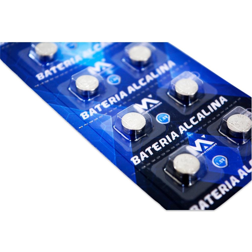 Bateria Botão Alcalina LR41 AG3 1,5V 10 Peças