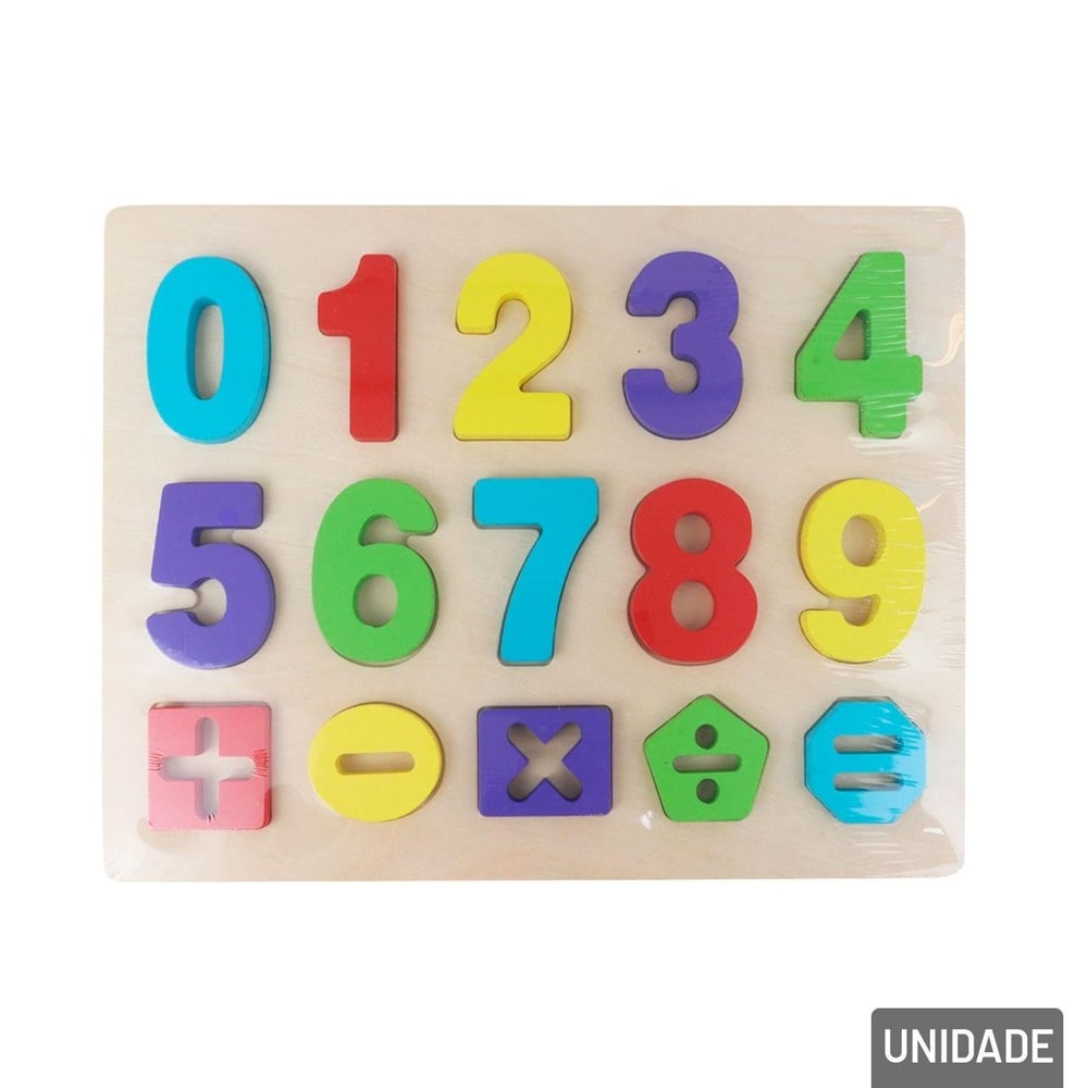 Tabuleiro Educativo Número e Formas Sortidas
