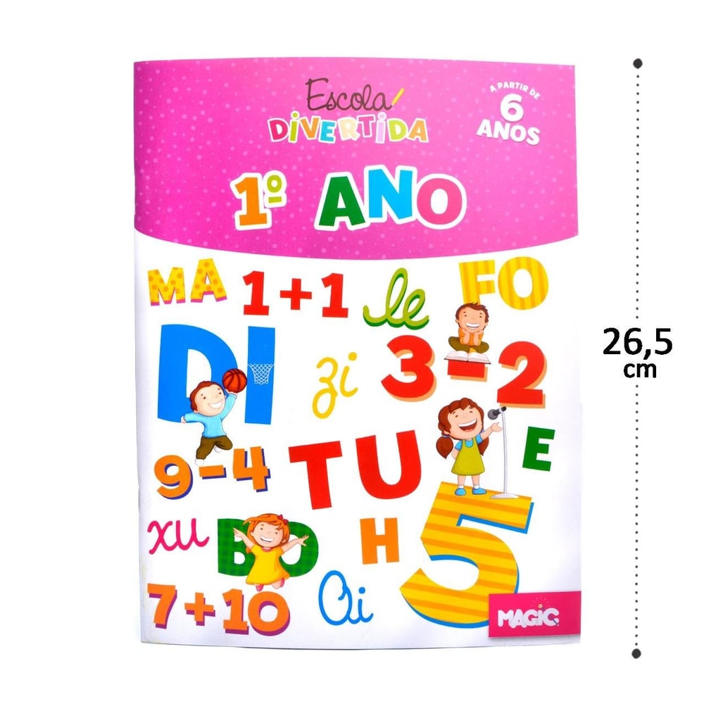 Livro Escolar 1º ANO Português Matématica Ciência
