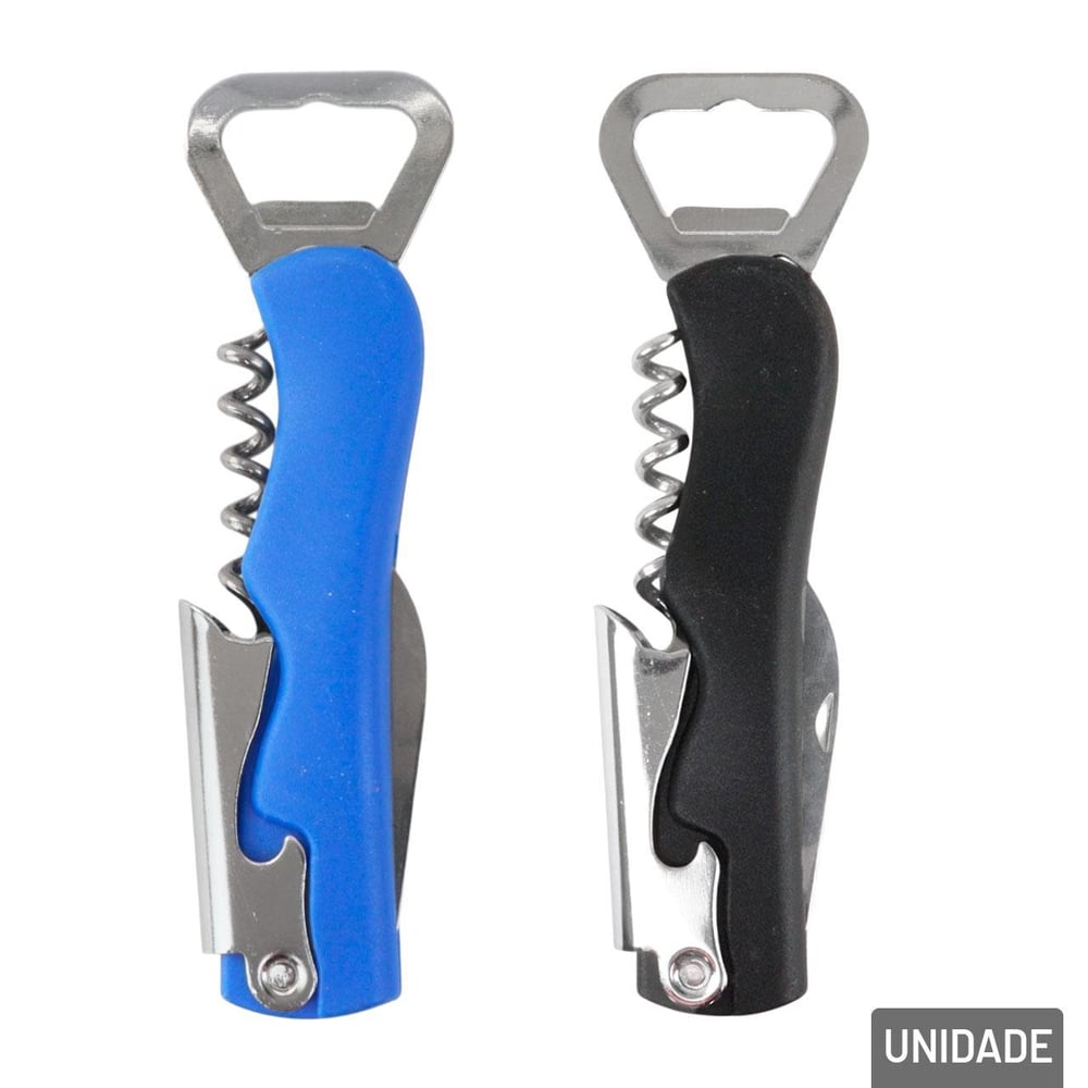 Saca Rolha de Metal 13,5cm Abridor Garrafa Vinho