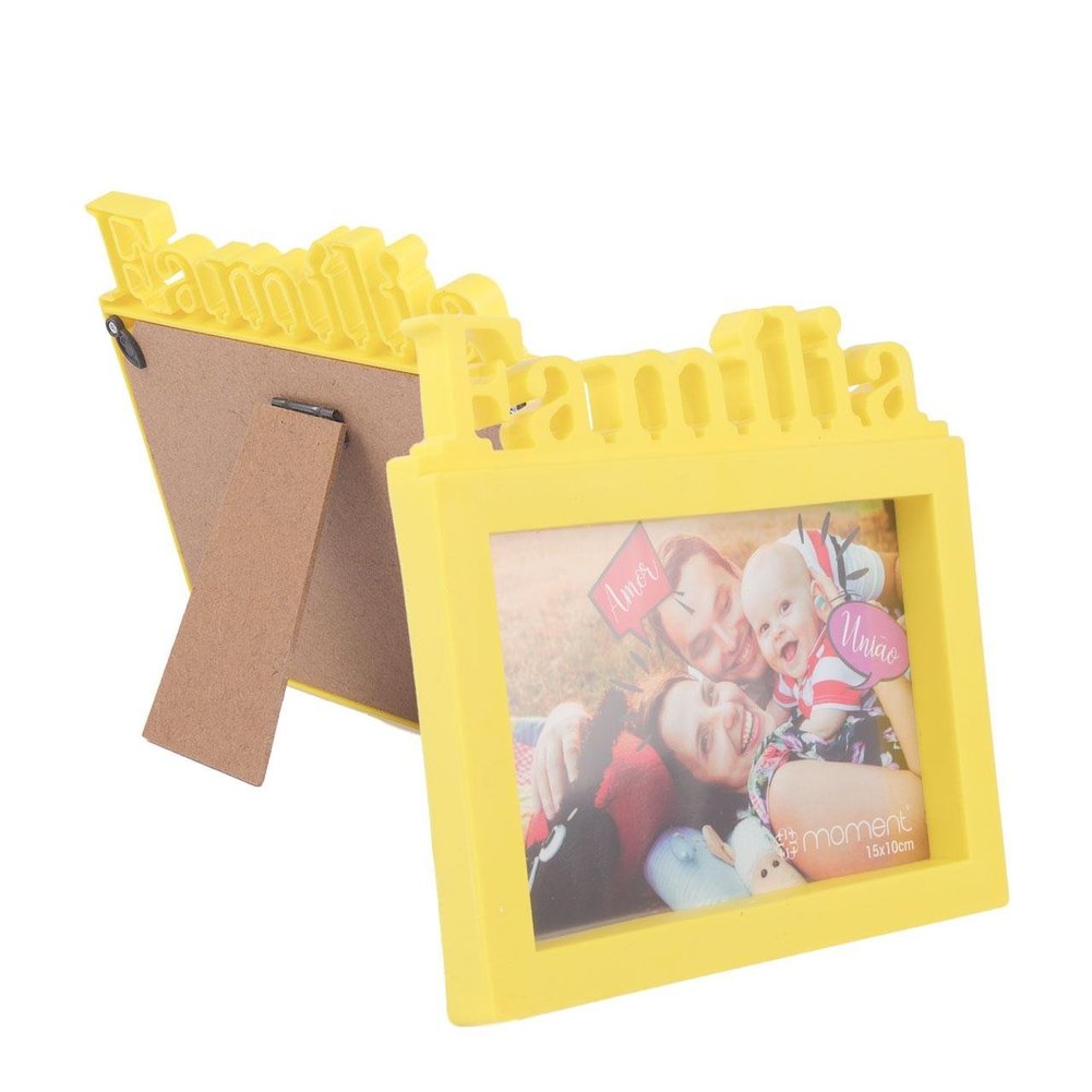 Porta Retrato de Plástico 10x15 Moldura Família