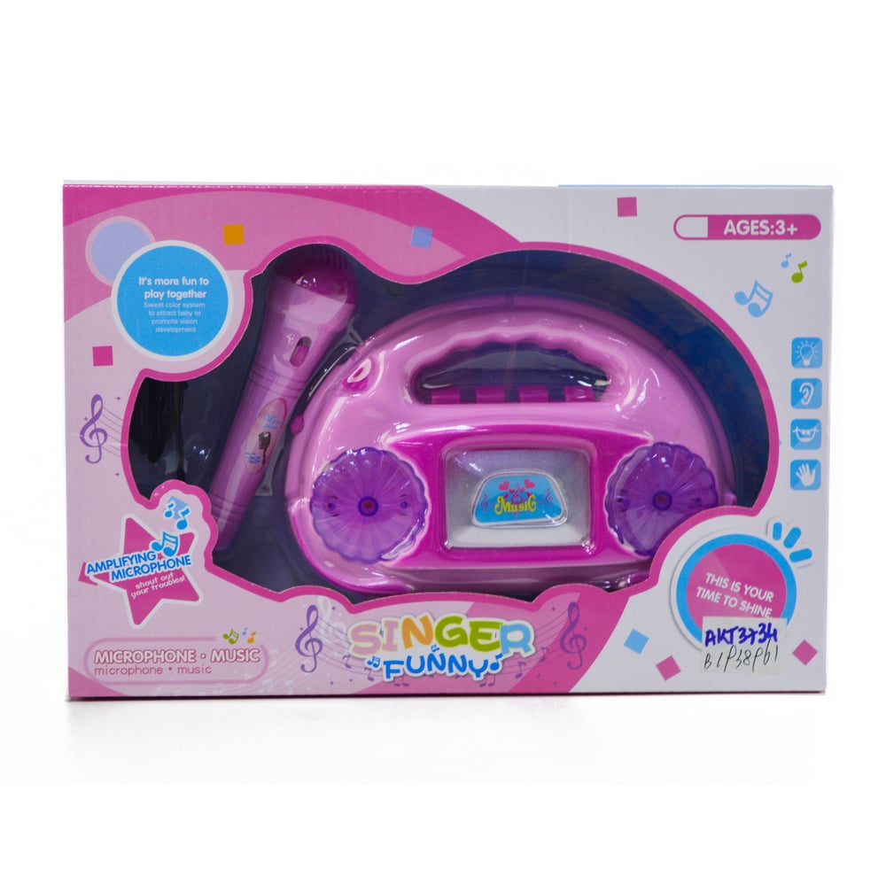 Microfone Infantil com Caixa de SOM Singer Funny