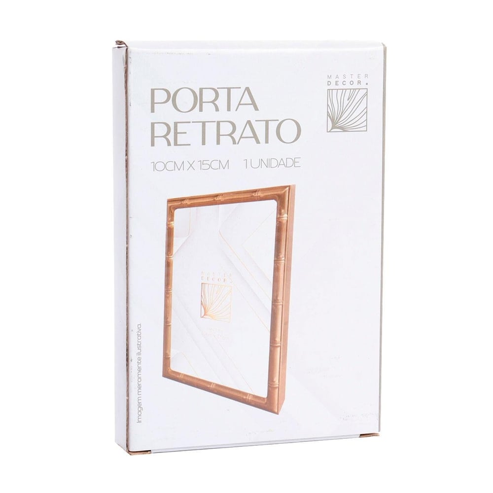 Porta Retrato de Ferro 10x15 Moldura Escovada