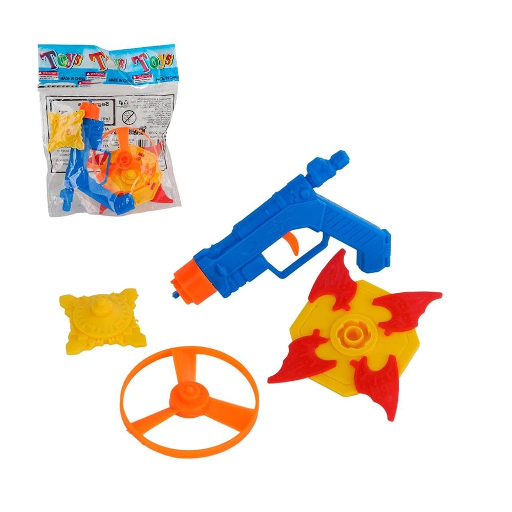 Pistola Lança Disco 9cm 08 Peças Sortidos