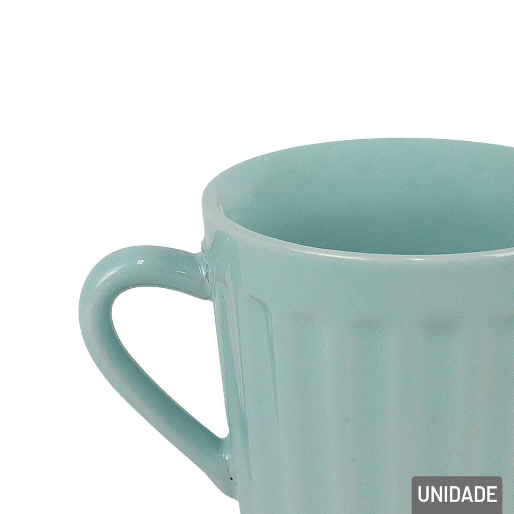 Caneca de Cerâmica 150ml Tiffany Canelada