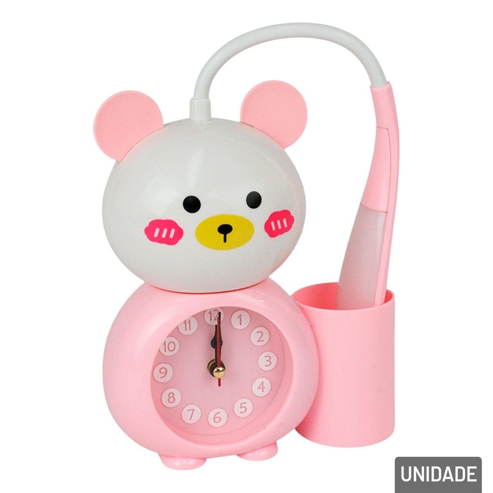 Luminária de Mesa 45cm EM LED com Despertador