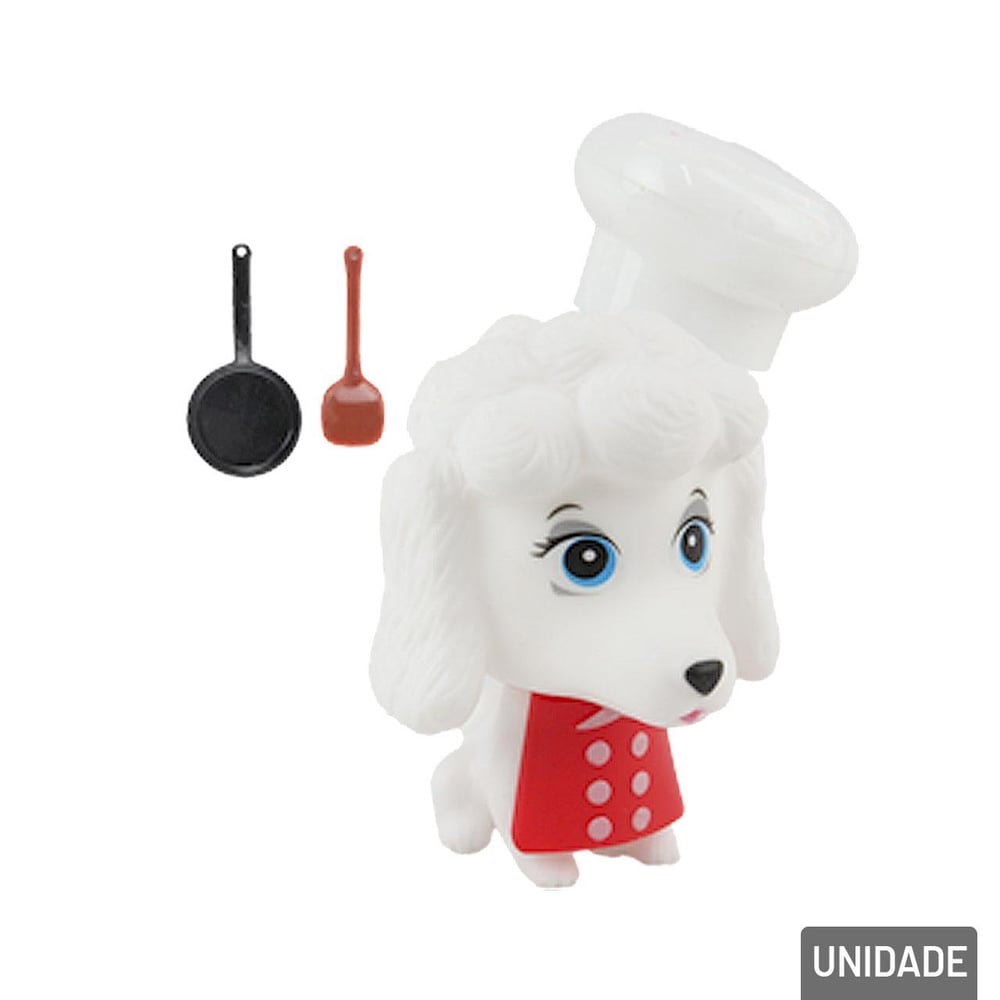 KIT Pets de Plástico com Acessórios Sortidos