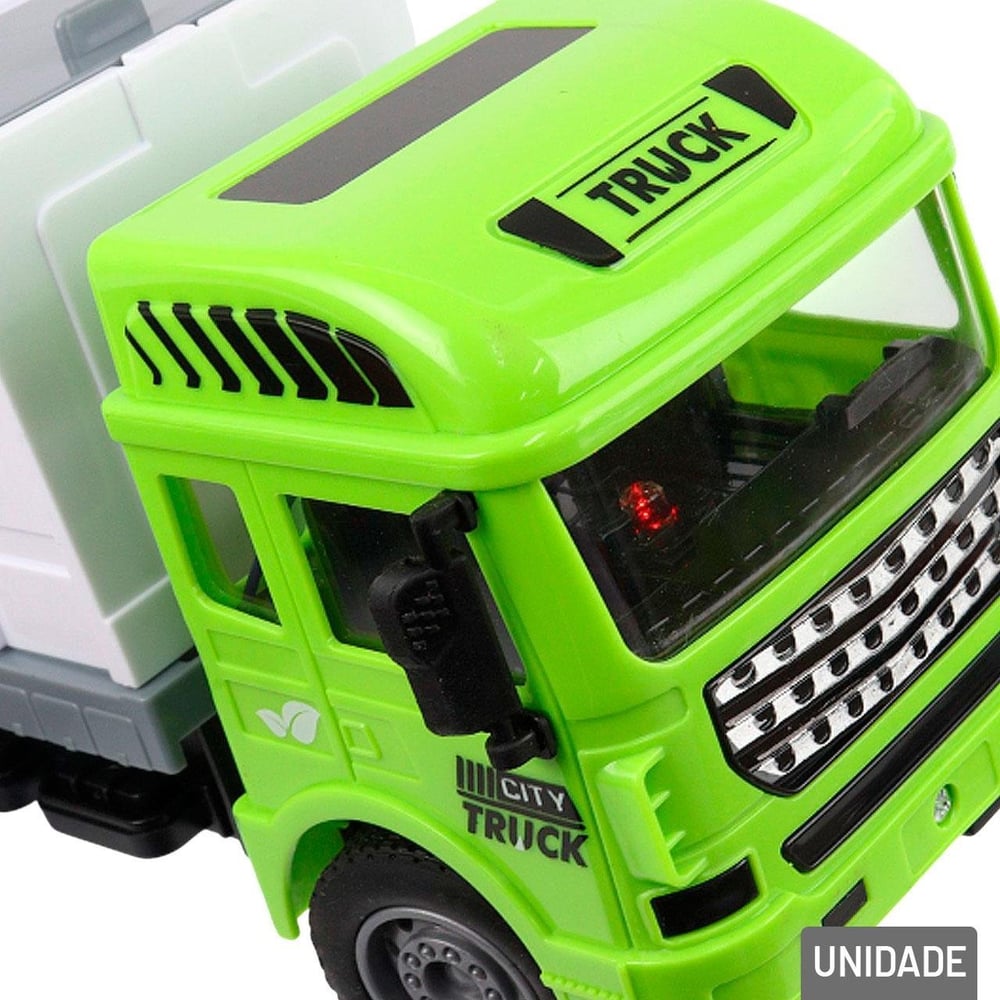 Carrinho de Controle Remoto Coletor de Lixo Color